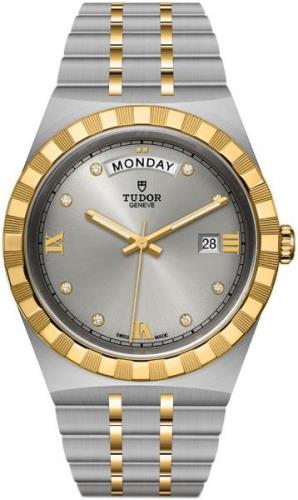 Tudor Herrklocka M28603-0002 Royal Silverfärgad/18 karat gult guld