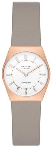 Skagen Damklocka SKW3079 Grenen Lille Vit/Läder Ø26 mm