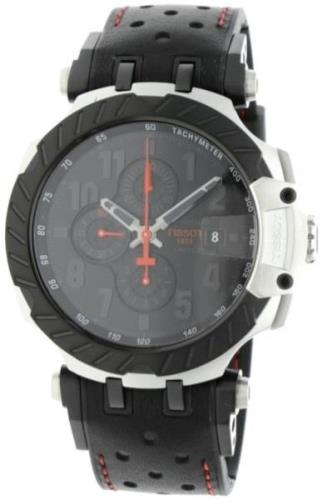 Tissot Herrklocka T115.427.27.057.01 T-Race Svart/Gummi Ø45 mm