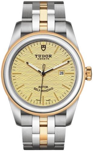 Tudor Damklocka M53003-0003 Glamour Date Gulguldstonad/Gulguldtonat