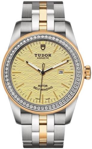 Tudor Damklocka M53023-0022 Glamour Date Gulguldstonad/Gulguldtonat