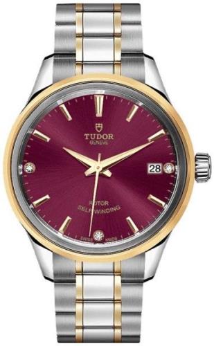 Tudor M12303-0015 Style Röd/Gulguldtonat stål Ø34 mm