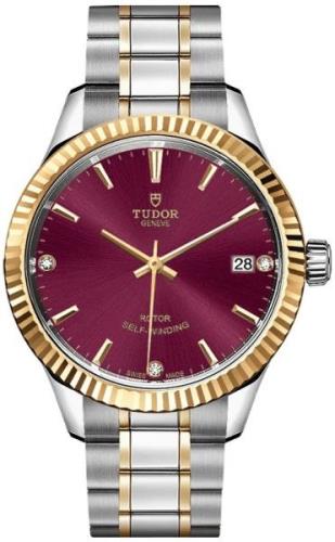 Tudor M12313-0015 Style Röd/Gulguldtonat stål Ø34 mm