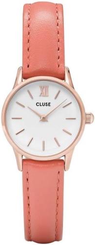 Cluse Damklocka CL50025 La Vedette Vit/Läder Ø24 mm