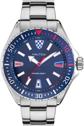 Nautica Herrklocka NAPCPS904 Blå/Stål Ø46 mm