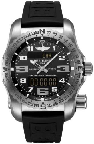 Breitling Herrklocka E76325221B1S1 Emergency Svart/Gummi Ø51 mm