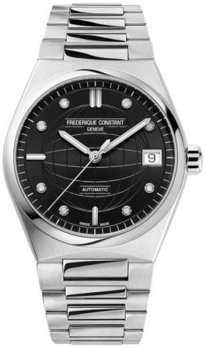 Frederique Constant Damklocka FC-303BD2NH6B Highlife Svart/Stål Ø34