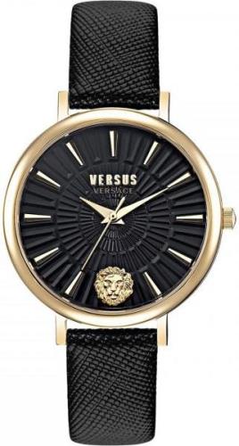 Versus by Versace Damklocka VSP1F0221 Mar Vista Svart/Läder Ø34 mm