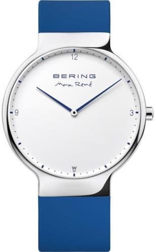 Bering Herrklocka 15540-704 Max Rene Vit/Plast Ø40 mm