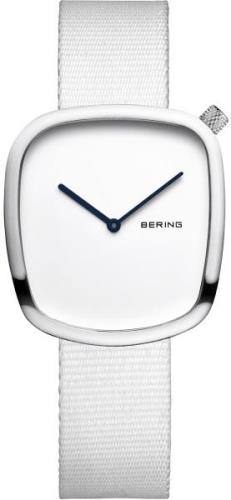 Bering Damklocka 18034-007 Other Vit/Textil Ø30 mm