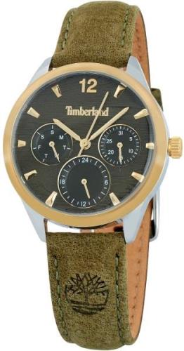 Timberland Damklocka TDWLF2231901 Henniker IV Brun/Läder Ø34 mm