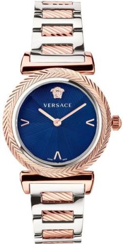 Versace Damklocka VERE02020 V Motif 35mm Svart/Stål Ø35 mm