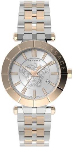 Versace Herrklocka VE2B00521 V Race Silverfärgad/Stål Ø43 mm