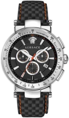 Versace Herrklocka VFG040013 Mystique Sport Svart/Läder Ø46 mm