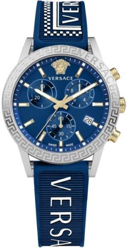 Versace Damklocka VEKB00222 Sport Tech Blå/Plast Ø40 mm