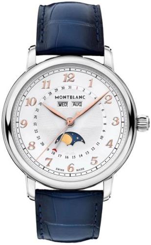 Montblanc Herrklocka 129715 Star Legacy Vit/Läder Ø42 mm