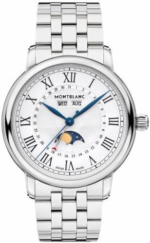 Montblanc Herrklocka 128677 Star Legacy Vit/Stål Ø42 mm