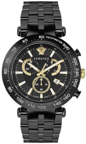 Versace Herrklocka VEJB00722 V Race Svart/Stål Ø46 mm