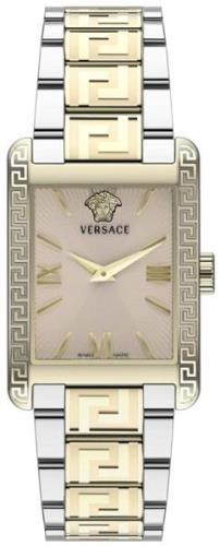 Versace Damklocka VE1C00922 Tonneau Guldtonad/Stål Ø33 mm