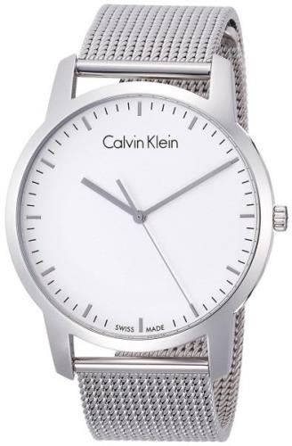 Calvin Klein Herrklocka K2G2G126 City Vit/Stål Ø43 mm