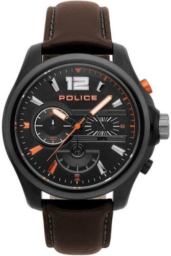 Police Herrklocka R1471294002 Denver Svart/Textil Ø46 mm