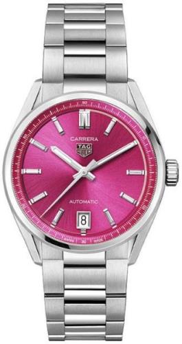 TAG Heuer Damklocka WBN2313.BA0001 Carrera Rosa/Stål Ø36 mm