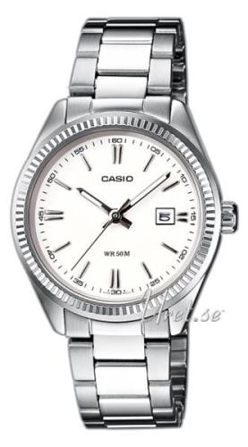 Casio Damklocka LTP-1302D-7A1VEF Collection Vit/Stål Ø30.2 mm