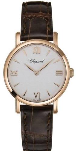 Chopard Damklocka 127387-5201 Classic Vit/Läder Ø26.5 mm