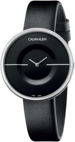 Calvin Klein Damklocka KAG231C1 Svart/Läder Ø38 mm