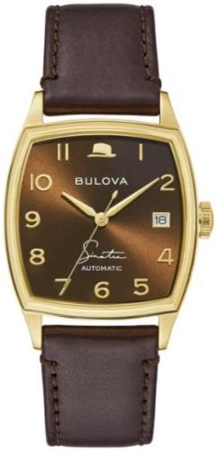 Bulova Herrklocka 97B198 Sinatra Brun/Läder