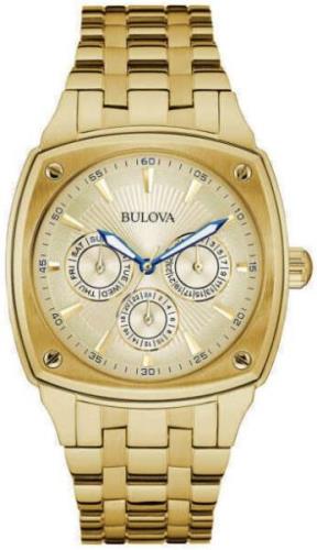 Bulova Herrklocka 97C105 Multi-Function Gulguldstonad/Gulguldtonat