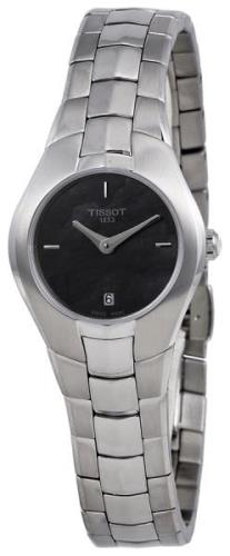 Tissot Damklocka T096.009.11.121.00 T-Lady Round Svart/Stål Ø25.9 mm