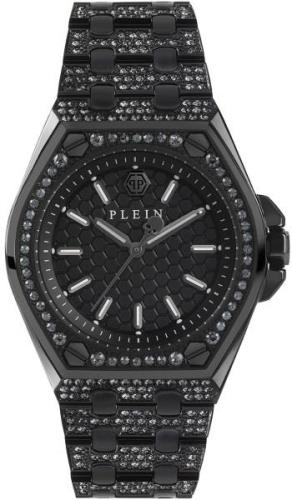 Philipp Plein Damklocka PWJAA1022 Plein Extreme Svart/Stål Ø38 mm