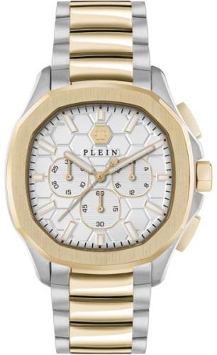 Philipp Plein Herrklocka PWSAA0423 High-Conic Silverfärgad/Guldtonat