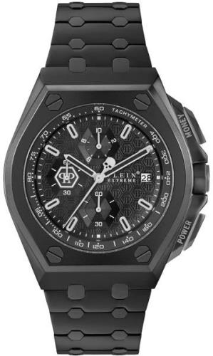 Philipp Plein Herrklocka PWGAA0821 Plein Extreme Svart/Stål Ø44 mm