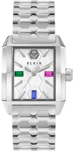 Philipp Plein Damklocka PWMAA0422 Offshore Silverfärgad/Stål Ø30 mm