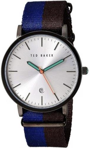 Ted Baker Herrklocka 10026315 Graham Silverfärgad/Gummi Ø41 mm