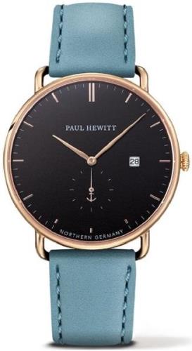 Paul Hewitt Herrklocka PHTGAGB23S Classic Svart/Läder Ø42 mm