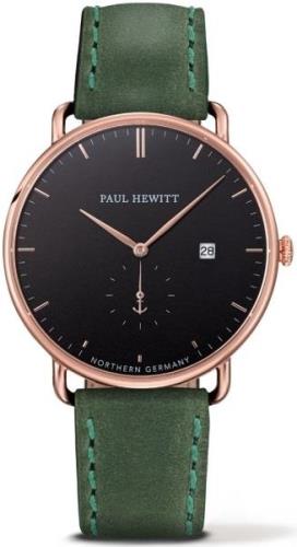 Paul Hewitt Herrklocka PHTGARB12S Classic Svart/Läder Ø42 mm