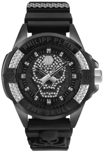 Philipp Plein Herrklocka PWAAA1421 The Skull Svart/Gummi Ø44 mm