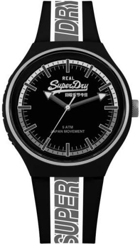 Superdry Herrklocka SYG238BW Urban Svart/Gummi Ø45 mm