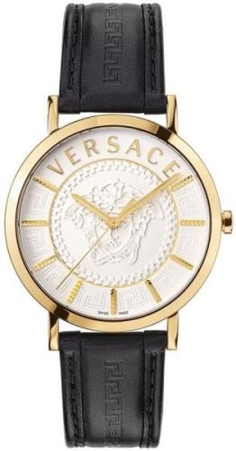 Versace Herrklocka VEJ400221 V Icon Silverfärgad/Läder Ø41 mm