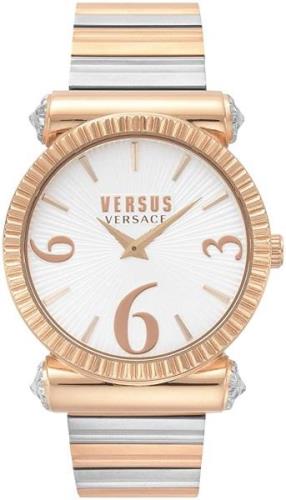 Versus by Versace Damklocka VSP1V1119 Republique Vit/Roséguldstonat