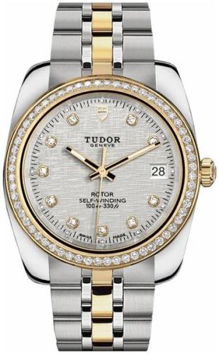 Tudor Herrklocka 21023-0004 Classic Date Silverfärgad/18 karat gult