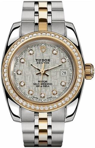 Tudor Damklocka 22023-0004 Classic Date Silverfärgad/18 karat gult