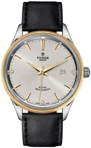 Tudor Herrklocka 12703-0011 Style Silverfärgad/Läder Ø41 mm