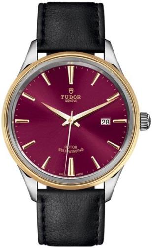 Tudor Herrklocka 12703-0014 Style Röd/Läder Ø41 mm