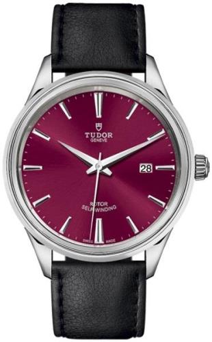 Tudor Herrklocka 12700-0012 Style Röd/Läder Ø41 mm