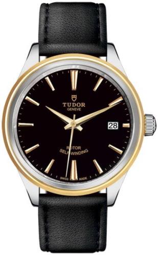 Tudor 12503-0009 Style Svart/Läder Ø38 mm