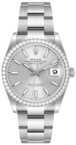 Rolex Damklocka 126284RBR-0006 Datejust 36 Silverfärgad/Stål Ø36 mm